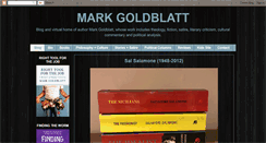Desktop Screenshot of markgoldblatt.com